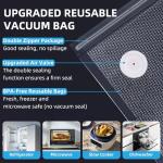 Vixino Vacuum Sealer, vacuum sealer for food, handheld vacuum sealer(Vacuum Sealers+ 30 reusable vacuum seal bags)