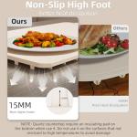 Food Warming Mat, 24x16 Inch Silicone Warming Tray with 3 Temperature Setting, UL Listed Dishwash Safe Foods Heating Pad with Timer, Rollable Food Warmer for Home, Buffet, Parties, Gatherings, Khaki