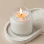 4oz Jars with Lids, Hoa Kinh 12 Pack Frosted Glass Jars with Lids Empty Cosmetic Containers Round Airtight Glass Jar with Inner Liners and Woodgrain Lid for Storing Lotions, Powders, and Ointments