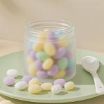 4oz Jars with Lids, Hoa Kinh 12 Pack Frosted Glass Jars with Lids Empty Cosmetic Containers Round Airtight Glass Jar with Inner Liners and Woodgrain Lid for Storing Lotions, Powders, and Ointments