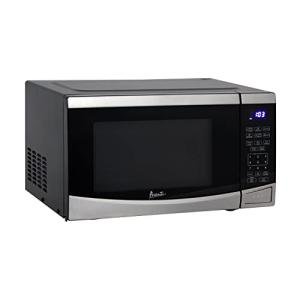 Avanti Microwave Oven 900-Watts Compact with 10 Power Levels and 6 Pre Cooking Settings, Speed Defrost, Electronic Control Panel and Glass Turntable, 0.9-Cu.Ft., Stainless Steel