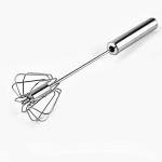 Stainless Steel Hand Push Egg Whisk Blender