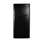 Equator Advanced Appliances Conserv 19in STAINLESS Compact 2 Door Refrigerator 4.5cf Reversible Door 110V In Black