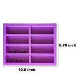 Silicone Granola Bar Molds - 8 Cavity Set