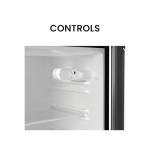 Equator Advanced Appliances Conserv 19in STAINLESS Compact 2 Door Refrigerator 4.5cf Reversible Door 110V In Black