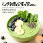 Blenders for Kitchen 1500W Stainless Steel Professional Blender, 59oz Glass Jar Countertop Blender with Tamper, Food Processor with Heating, 14 Smart Programs, Keep Warm & One-Touch Auto Cleaning