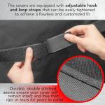 GrillTough Heavy Duty BBQ Grill Cover for Outdoor Grill, 58 Inch – Waterproof, Weather Resistant, UV & Fade Resistant with Adjustable Straps – Gas Grill Cover for Weber, Charbroil, etc. Charcoal