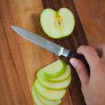 Kitchen Knife Set - 3 Pieces | Chef Knife Set | 8" Chef Knife, 5" Utility, 3.5" Paring | High Carbon Stainless Steel, Ultra Sharp Blades, Ergonomic Pakkawood Handles | Japanese Style Kitchen Knife