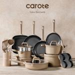 CAROTE 31PCS Pots and Pans Set, Nonstick Cookware Set Kitchen Non Stick Induction Cookware Non-toxic Granite Cooking set