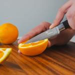 Kitchen Knife Set - 3 Pieces | Chef Knife Set | 8" Chef Knife, 5" Utility, 3.5" Paring | High Carbon Stainless Steel, Ultra Sharp Blades, Ergonomic Pakkawood Handles | Japanese Style Kitchen Knife