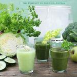 Bellamei Nut Milk Bag Reusable 3 Pack Food Strainer Nut Bags for Straining Almond/Soy Milk Greek Yogurt Professional for Cold Brew Coffee Tea Beer Celery Juice Fine Nylon Mesh(8"x12"/10"x12"/13"x13")