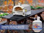 Flame King Propane Gas Pizza & Food Outdoor Oven for Camping, Backyard, Tailgating