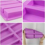 Silicone Granola Bar Molds - 8 Cavity Set