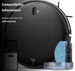 Robot Vacuum and Mop Combo, 2 in 1 Robotic Vacuum Cleaner with Schedule, App/Alexa/Voice Control, Slim 2.87", Self-Charging, 2300 Pa Suction & Long Runtime, Ideal for Hard Floor, Pet Hair, Carpet
