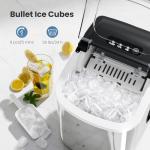 Portable Ice Maker with Handle - 26lbs/24Hrs
