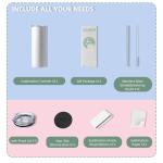 MURRICON Sublimation Tumblers 20 oz Skinny Straight,Stainless Steel Sublimation Blanks Skinny Tumbler,Double Wall Vacuum Insulated Tumblers,with lid and straw,12 Pack