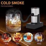 Boruit SK305 Drink Smoke Gun Cocktail Smoker Kit with Wood Chips, Whiskey Meat Bbq Cheese Smoking Infuser Portable Cold Flavour Dry Blaster