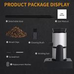 Boruit SK305 Drink Smoke Gun Cocktail Smoker Kit with Wood Chips, Whiskey Meat Bbq Cheese Smoking Infuser Portable Cold Flavour Dry Blaster