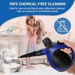 Klona Steam Cleaner, Multi-Purpose Handheld with 10 Accessories for Removing Steam Cleaner for All Dirt, Upholstery Furniture, Sofa, Tiles, Floor,Car, Window,Upholstery, Bathroom