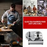Techwood Electric Meat Slicer with Stainless Steel Blade