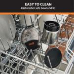 KRUPS: 3oz Coffee Grinder, Ultimate Silent Vortex Plastic and Stainless Steel Grinder with Removable Bowl Mess-Free, 8 Times Quieter, 2 Speeds 240 Watts,Dry Herbs,Dishwasher Safe,12 cups ground Silver