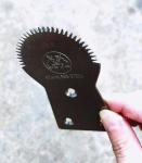 Dolphin Shop, Coconut Scraper Grater Stainless Steel Shredder Serrated Grinder Blade Meat Remover Tools 1 Pc with 3 Screw