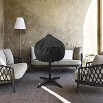 TwoPone Grill Cover for George Foreman and Cuisinart,Outdoor/Indoor Electric Grills Cover,Waterproof BBQ Round Grill Cover-20x18 Inch