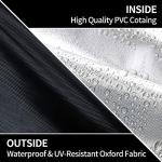 TwoPone Grill Cover for George Foreman and Cuisinart,Outdoor/Indoor Electric Grills Cover,Waterproof BBQ Round Grill Cover-20x18 Inch