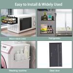 Magnetic Spice Rack Organizer Single Tier Refrigerator Spice Storage Shelf, kitchen organization, Easy to Install the Side of Refrigerator Can Hold spices,Jar of Olive Oil, Pepper, Small Things