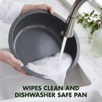 GreenPan Elite Essential Smart Electric 6QT Skillet Pot, Presets to Sear Saute Stir-Fry and Cook Rice, Healthy Ceramic Nonstick and Dishwasher Safe Parts, Easy-to-use LED Display, Oxford Blue