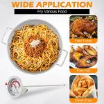 ROVSUN 30QT Turkey Fryer & 10QT Fish Fryer with 55000BTU Propane Burner, Outdoor Deep Fryer & Seafood Crawfish Boiler Steamer Pot with Thermometer, Marinade Injector, Turkey Rack & Rack Lifter