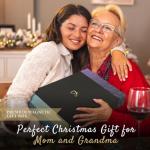 Personalized Cutting Board for Mom & Grandma, Custom Christmas Gift with Garden Flowers Design, Perfect Kitchen Gift for Mom, Grandma, or Grandmom, Ideal Birth Flower & Holiday Gift Idea