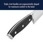 HENCKELS Forged Premio Razor-Sharp 8-Inch Chef Knife, Black, German Engineered Informed by 100+ Years of Mastery