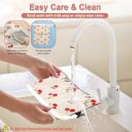 ChefLee Beeswax Bread Bags, 2-Pack Reusable Food Storage for Homemade Bread & Sourdough, Linen Waxed XL Bags Keeps Fresh Longer, Freezer Safe for Baking Loaf