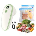 New Handheld Vacuum Sealer for Food storage, Sous Vide and Meal Prep, 1 Vacuum Sealer + 20 Food Reusable Bags (10 Pcs M+10 Pcs L)
