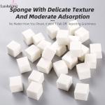 Mini Cube Nail Art Sponge Set - 50 Pieces