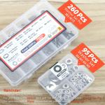 260-Piece Stainless Steel Washer Assortment Kit