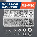 260-Piece Stainless Steel Washer Assortment Kit