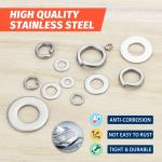 260-Piece Stainless Steel Washer Assortment Kit