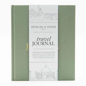 Duncan & Stone Travel Journal - Linen Hardcover Notebook