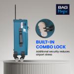 Bordlite Lightweight 4-Wheel Cabin Travel Suitcase