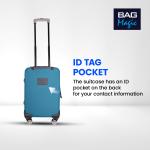 Bordlite Lightweight 4-Wheel Cabin Travel Suitcase