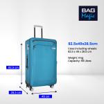 Bordlite Lightweight 4-Wheel Cabin Travel Suitcase