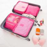 6-Piece Waterproof Travel Storage Bag Set