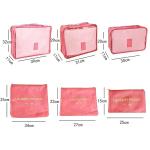 6-Piece Waterproof Travel Storage Bag Set