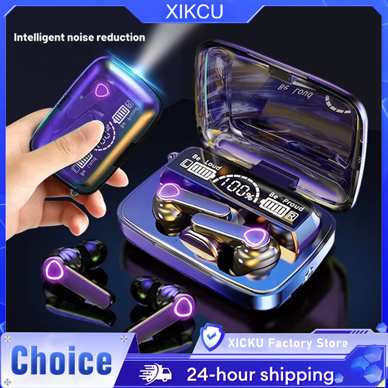 Compact Wireless Bluetooth Headset with Noise-Cancelling