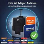 Lightweight 21" Carry-On Trolley Bag with Wheels