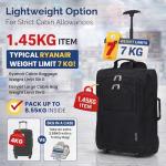 Lightweight 21" Carry-On Trolley Bag with Wheels