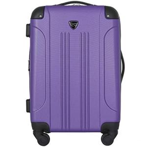 Chicago Hardside Expandable 20" Spinner Luggage - Purple