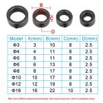 Adjustable Depth Control Drill Stopper Collar Set